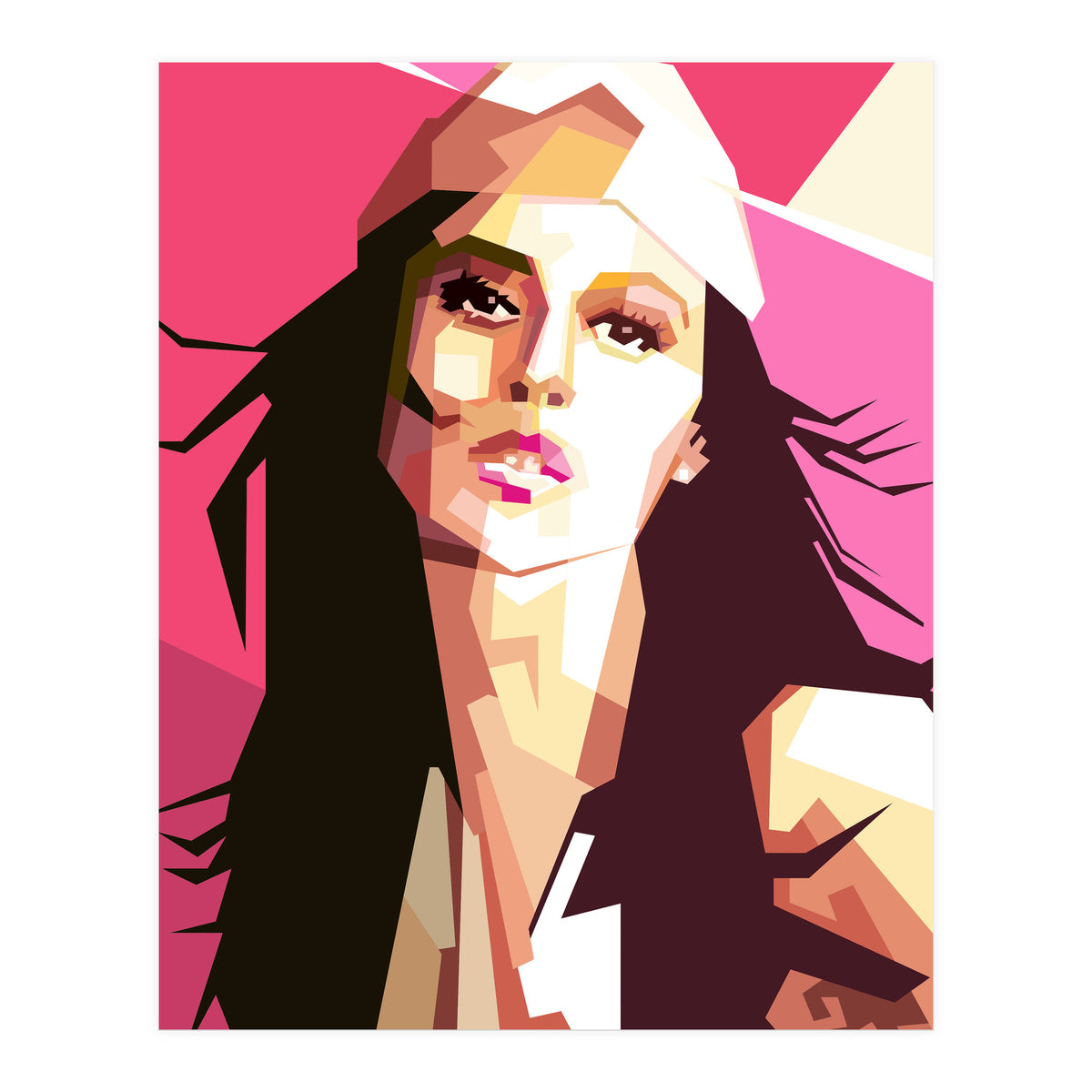 Beauty Monica Bellucci Actress Art Retro (Print Only)