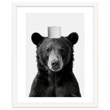 Bear, Toilet Paper Crown, Nursery Animal Art for Children thumbnail