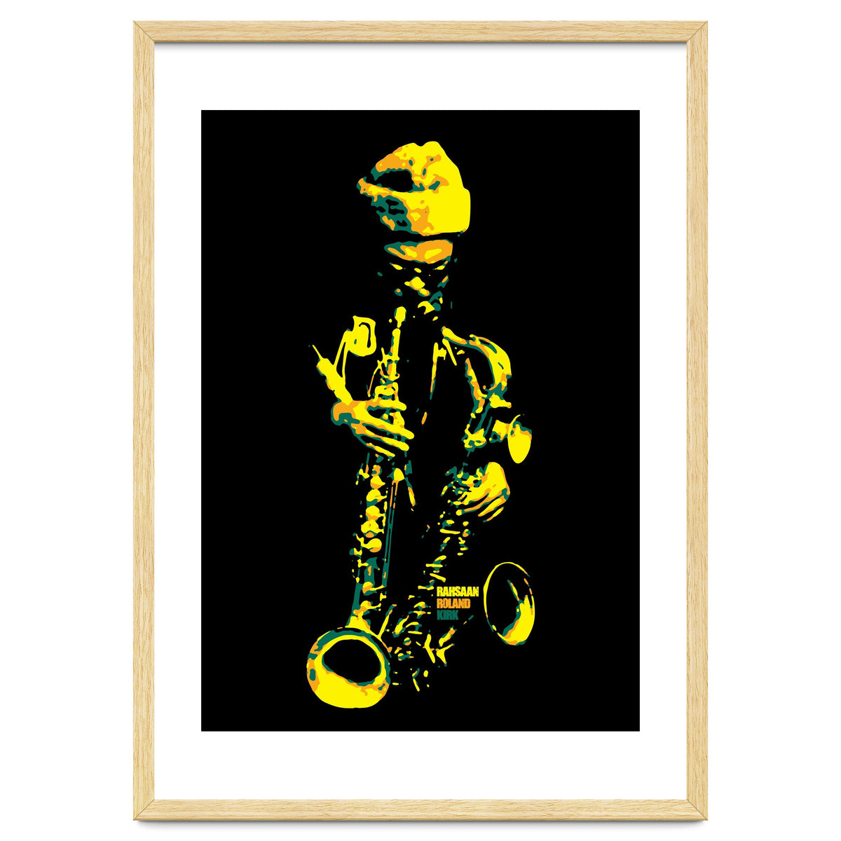 Rahsaan Roland Kirk in Pop Art