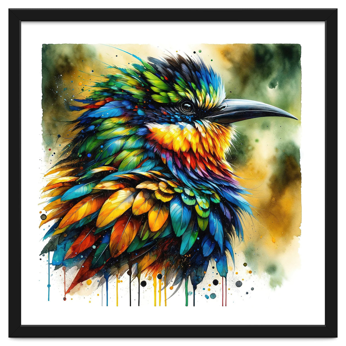 Vibrant Tropical Bird Portrait