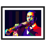 John Coltrane Jazz Musician Pop Art WPAP thumbnail