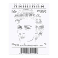 Receipt Art Madonna (Print Only)