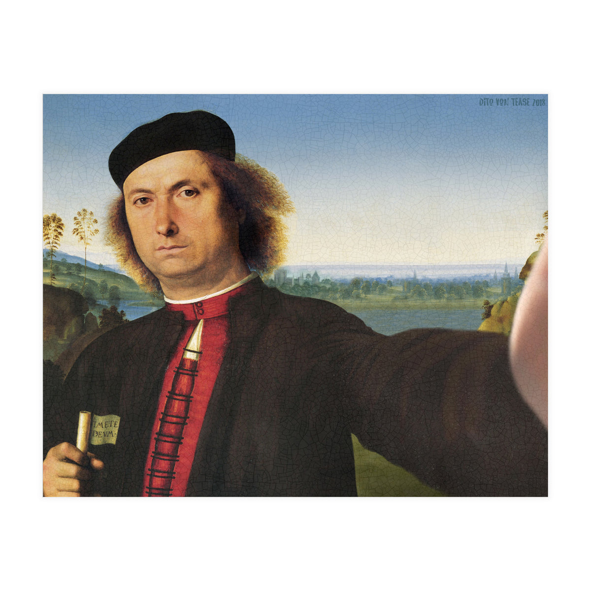 Francesco delle Opere - Pietro Perugino - Selfie (Print Only)