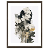 Collage Of A Woman And Flowers thumbnail