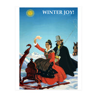 Winter Joy in Switzerland (Print Only)