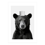 Bear, Toilet Paper Crown, Nursery Animal Art for Children (Print Only) thumbnail