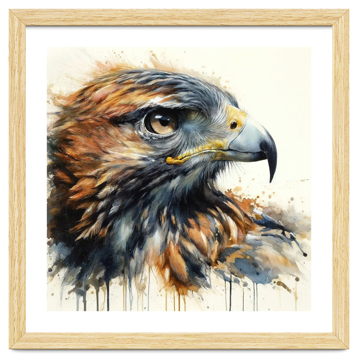 Eagle Gaze Across The Horizon