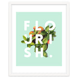 Flourish #society6 #buyart #typography #artprint thumbnail