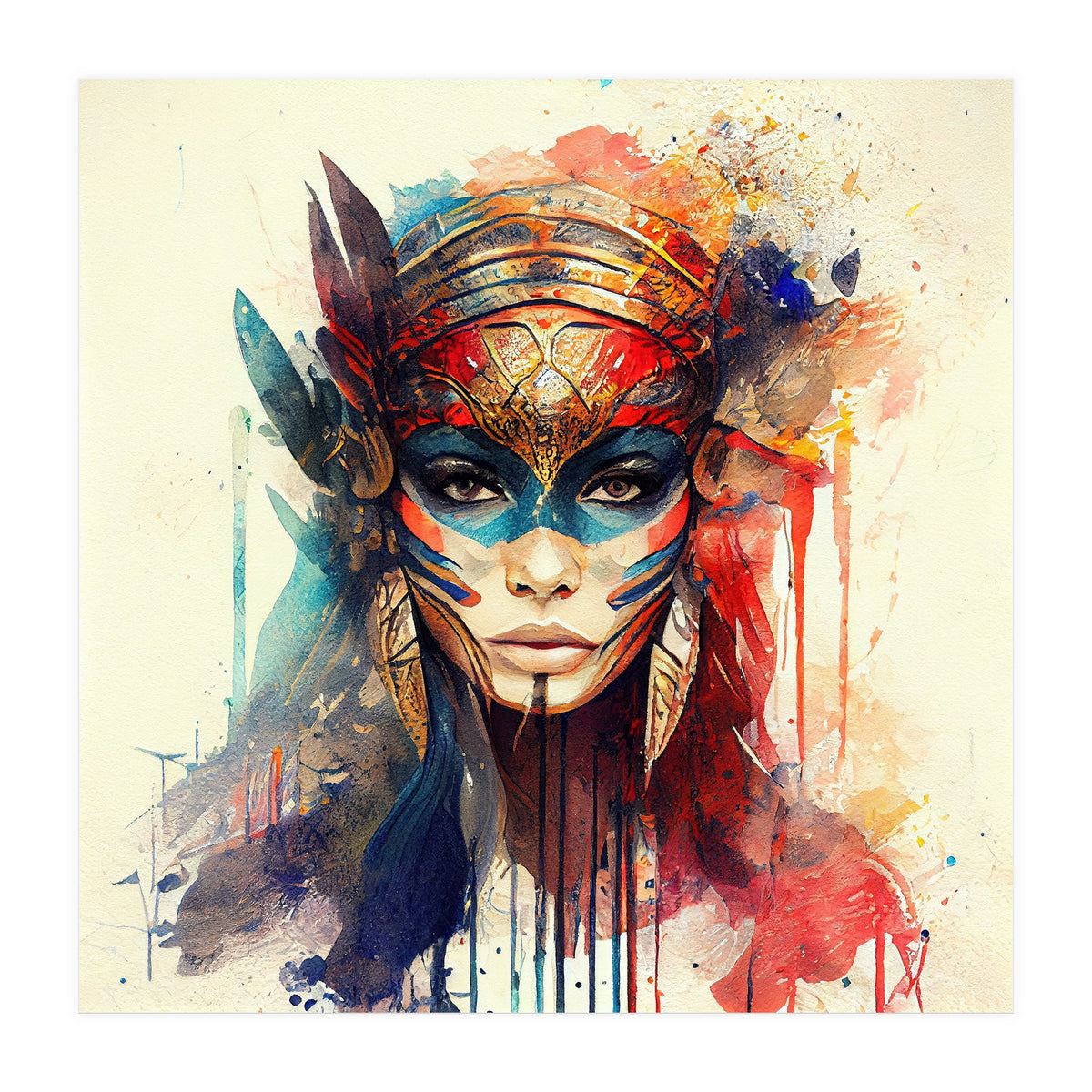 Powerful Warrior Woman #6 (Print Only)