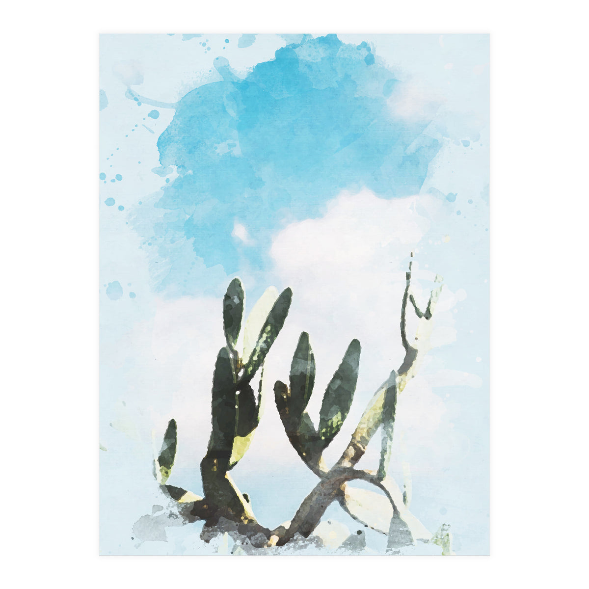 Cactus & Sky (Print Only)