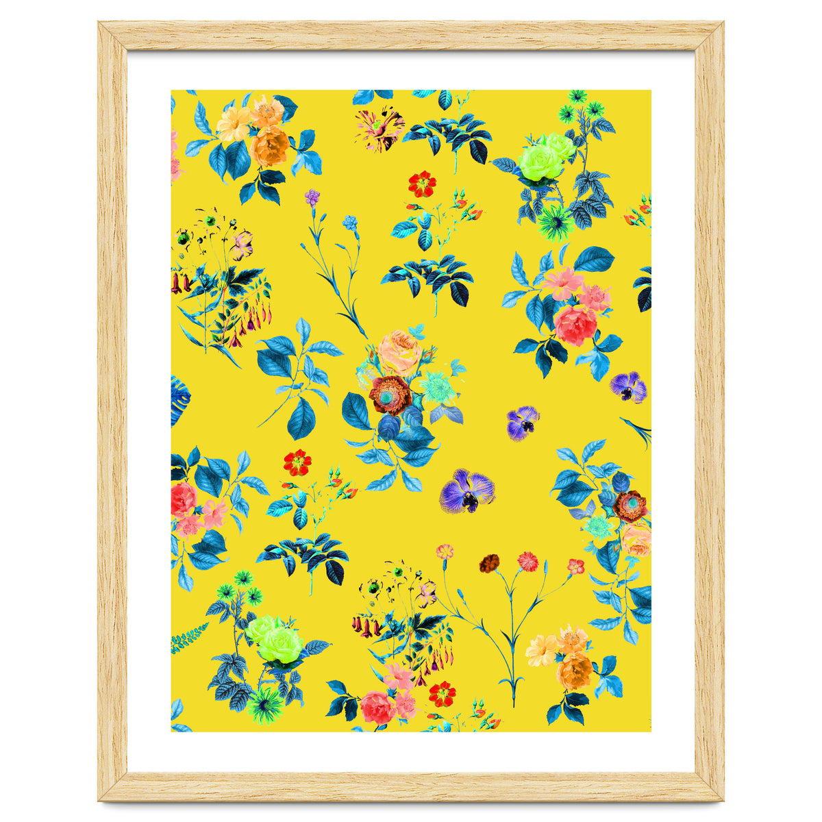 Floral Shower || #society6 #decor #buyart