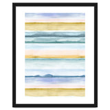 Relaxing Calm Stripes Blue Yellow thumbnail