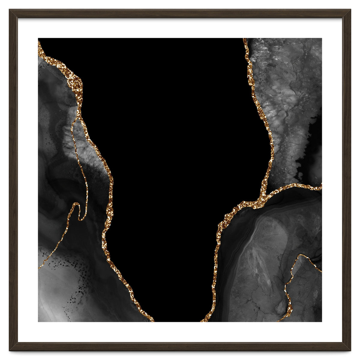 Black & Gold Agate Texture 03