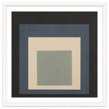 JOSEF ALBERS - HOMAGE TO THE SQUARE BEIGE GREY BLACK HIGH RESOLUTION thumbnail