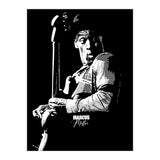 Marcus Miller American Music Legend in Grayscale (Print Only) thumbnail