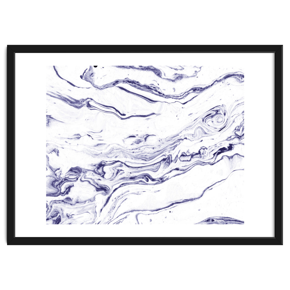 Navy Blue Marble #society6 #decor #marble