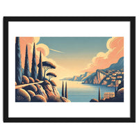Vintage French Riviera Poster, France