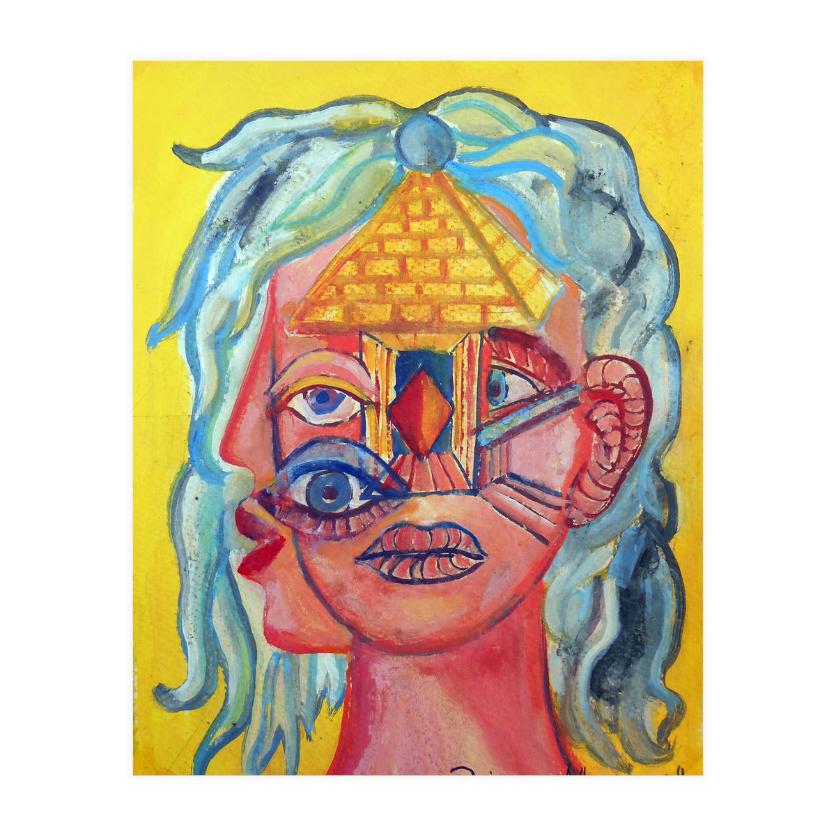 Cabeza De Mujer 12 (Print Only)