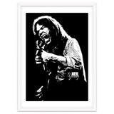 Neil Young Musician Legend in Grayscale 2 thumbnail