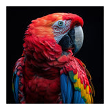 Scarlet Macaw Parrot Close Up Portrait  (Print Only) thumbnail
