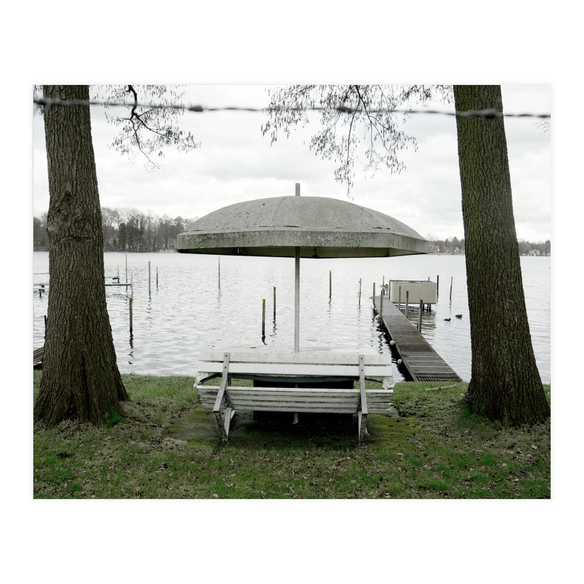 Lakeside rest place - out of season (Print Only)