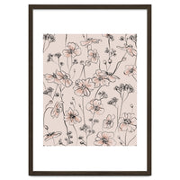 Wild Roses Floral Pattern