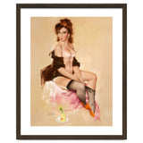 Sexy Pinup Brunette Modelling thumbnail