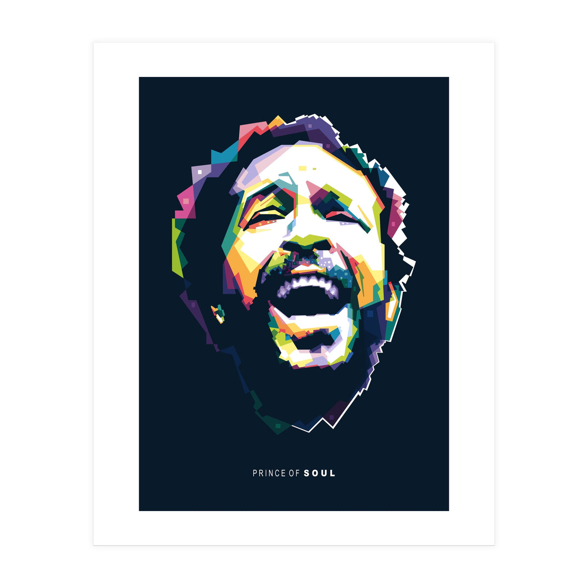 Marvin Gaye Pop Art WPAP (Print Only)