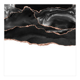 Black & Rose Gold Agate Texture 05  (Print Only) thumbnail