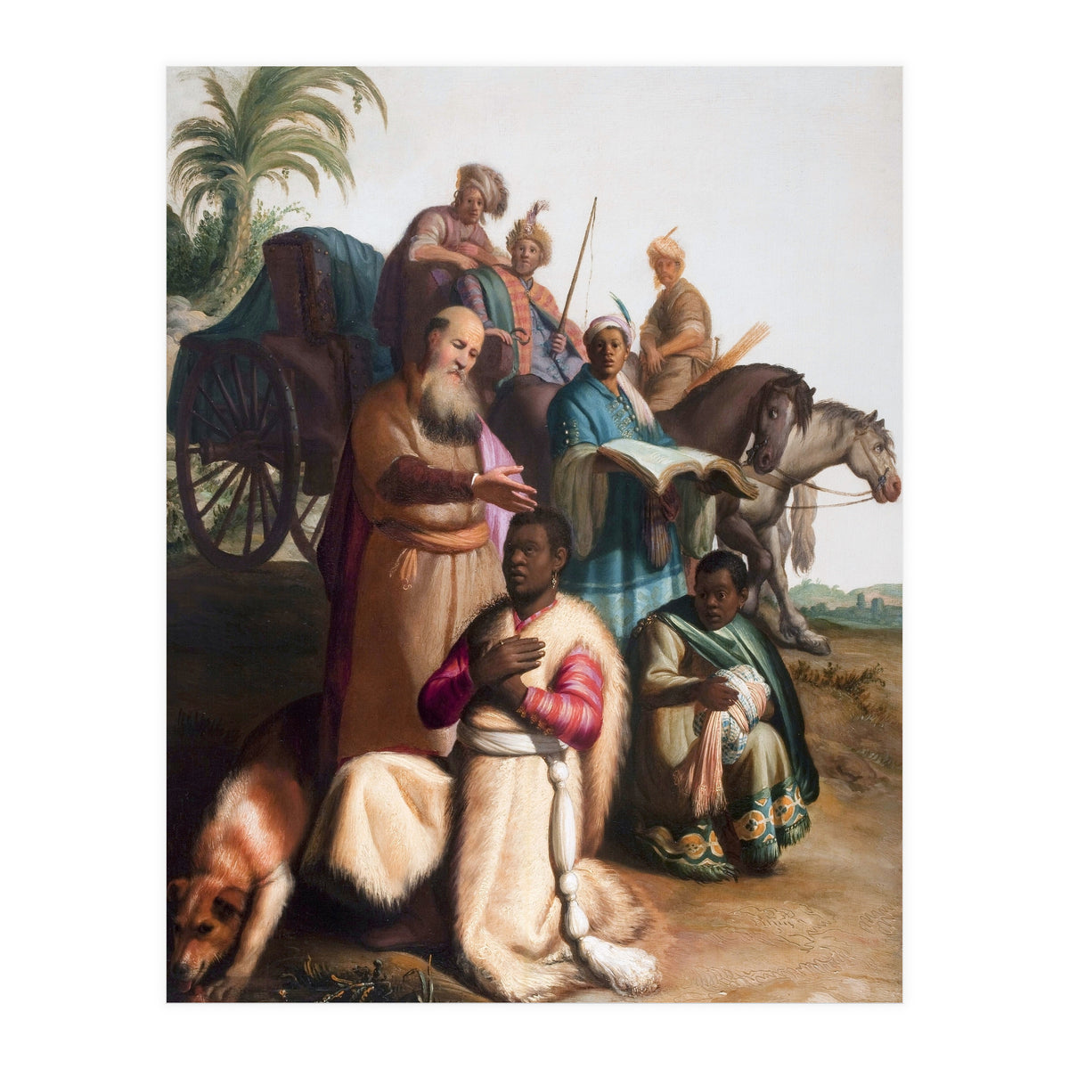 Rembrandt – The Baptism of the Eunuch (1626) (Print Only)