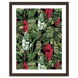 Banano Leaves Dark Jungle Red thumbnail
