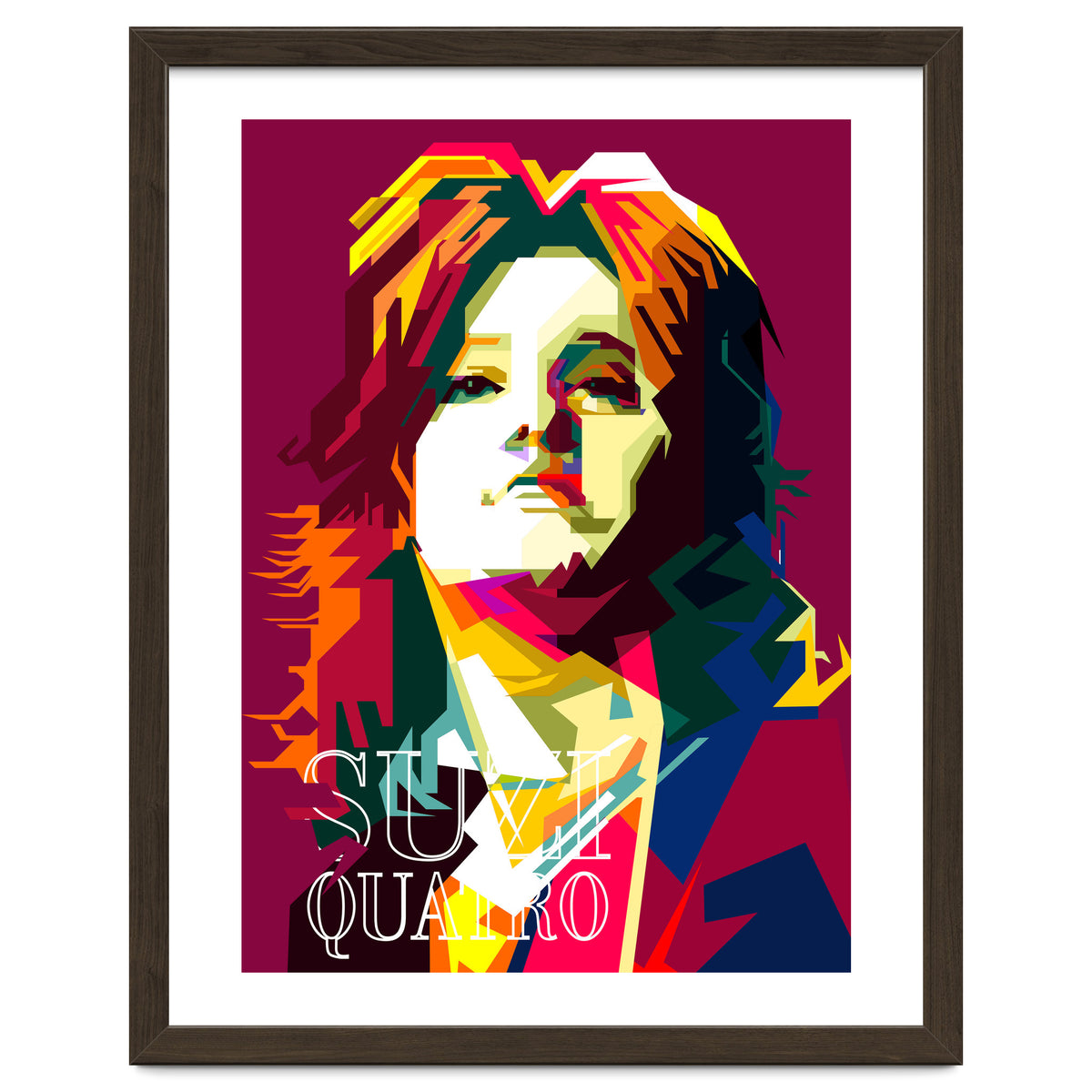 Suzi Quatro Blues Singer Pop Art WPAP