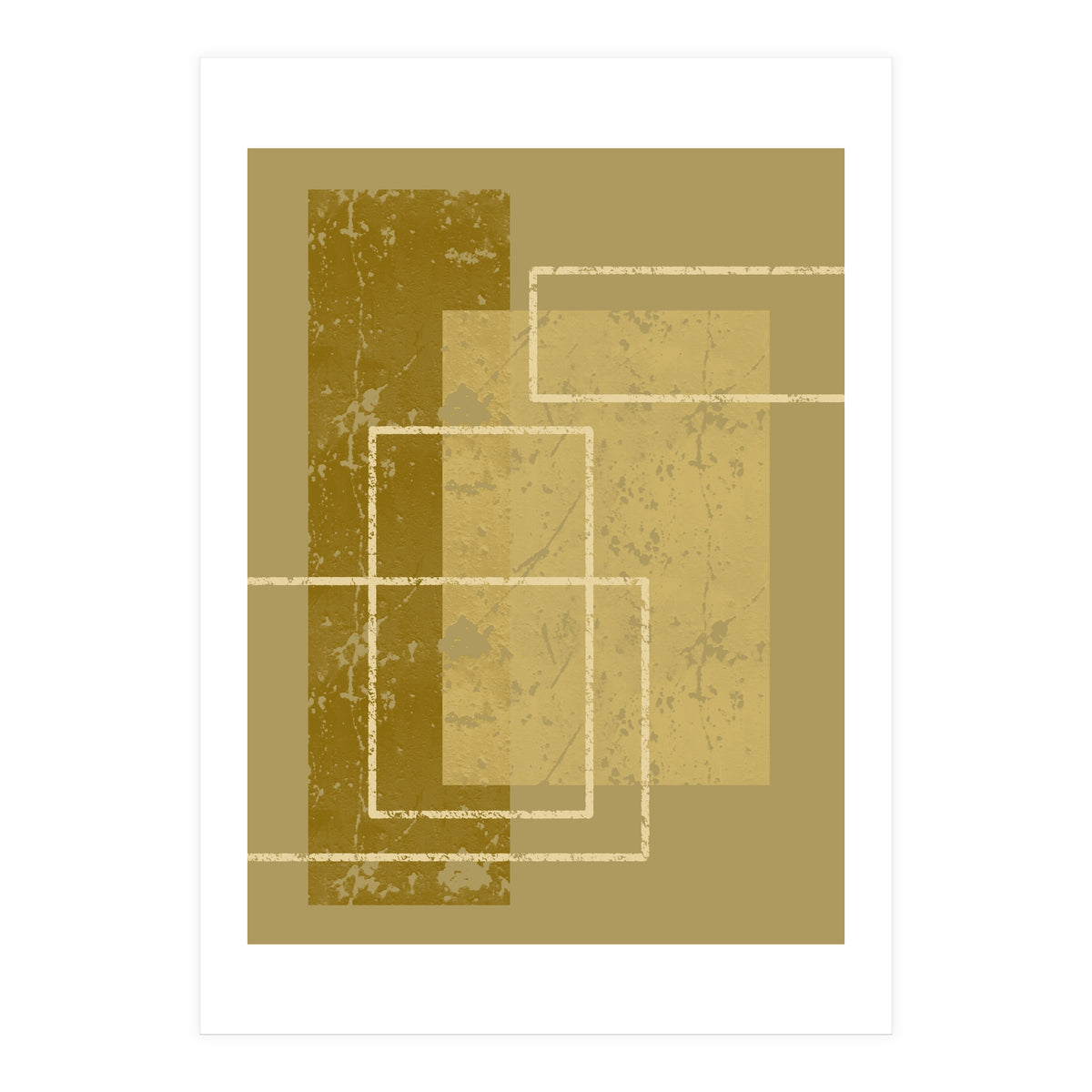 Structured Gold (Print Only)