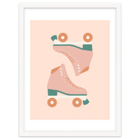 Blush Green Retro Rollers Skate