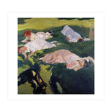 The Siesta - 1912 - 200x201 cm - oil on canvas. (Print Only) thumbnail