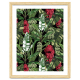 Banano Leaves Dark Jungle Red thumbnail