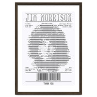 Receipt Art Jim Morrison