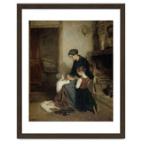 The Evening Prayer. Dating: 1857. Measurements: h 46.5 cm × w 38.5 cm; d 6.4 cm. thumbnail