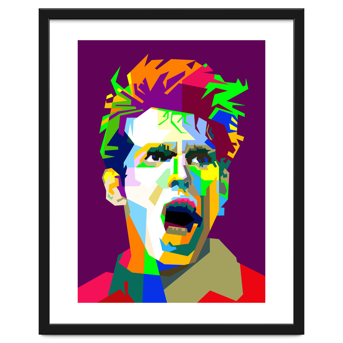 Ricardo Kaka Brazilian Football Pop Art WPAP