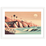 Vintage California, Coastline Poster thumbnail