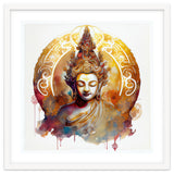 Golden Halo Buddha Portrait thumbnail