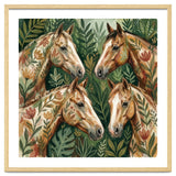 Majestic Floral Horses thumbnail