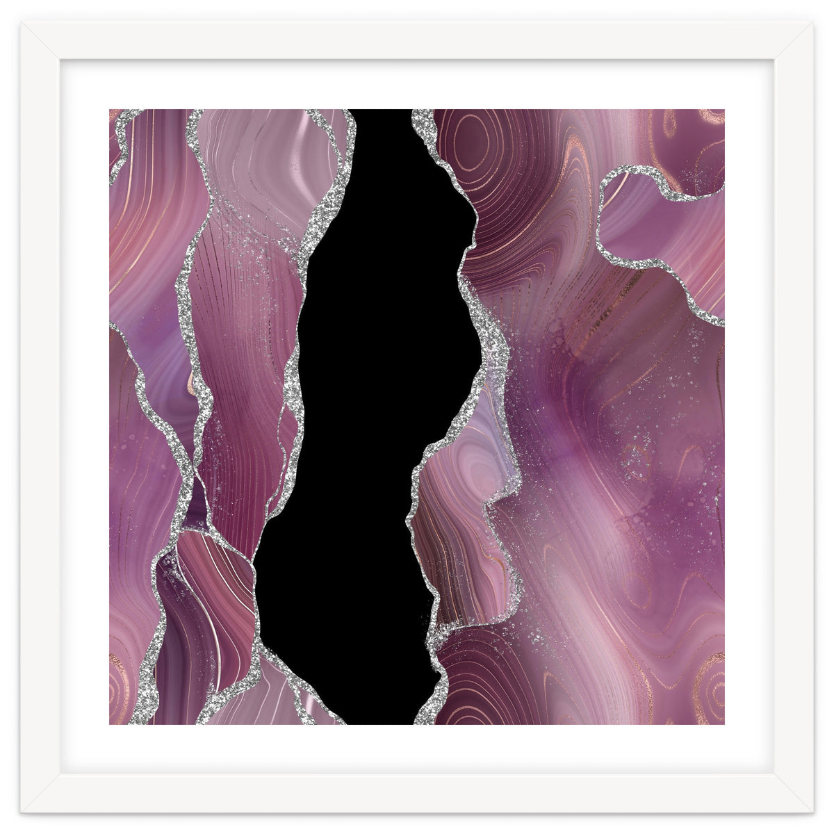 Mauve & Silver Agate Texture 01