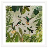 Vintage Exotic Hummingbirds Jungle thumbnail