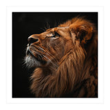 Majestic Lion Portrait Profile Majestic Beast (Print Only) thumbnail