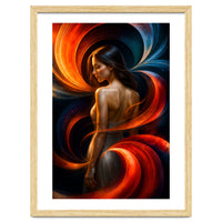 The Beauty of a Woman in an Exotic Pose