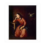 Child Madonna Asleep. La Virgen niña dormida. 1664. Jerez de la Frontera collegiate church. (Print Only) thumbnail