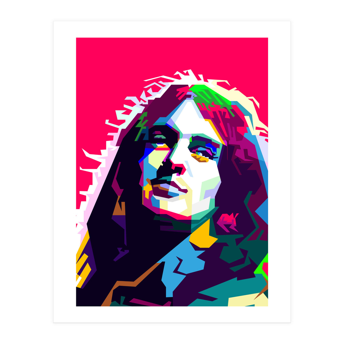 Ian Gillan Hard Rock Singer WPAP Trending Now (Print Only)