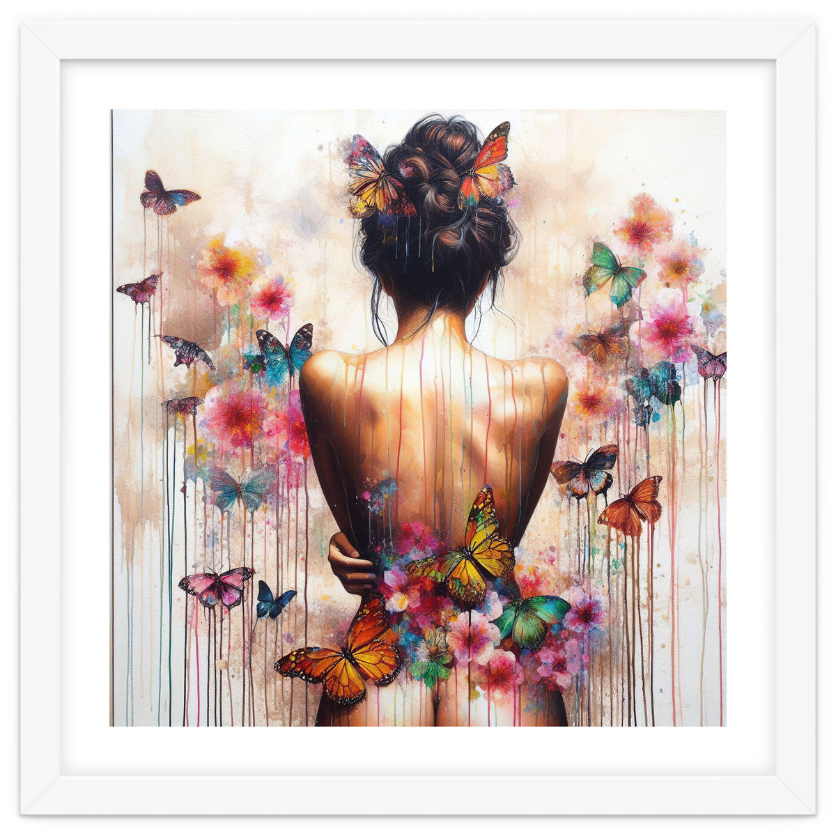 Butterfly Garden Back Portrait