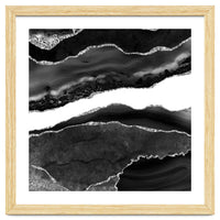 Black & Silver Agate Texture 08